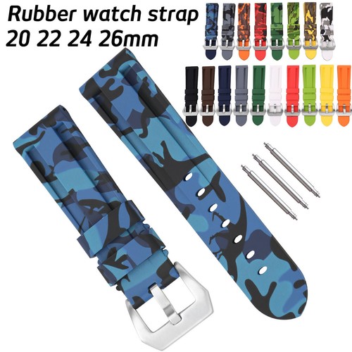Camouflage silicone watch - silicone,