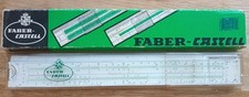 Vintage Faber Castell Students Slide Rule 57/92 In Case , Box With Instructions