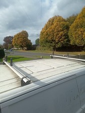 Ultibar van roof bars and ladder jobbie bolted on 2008 Mercedes vito