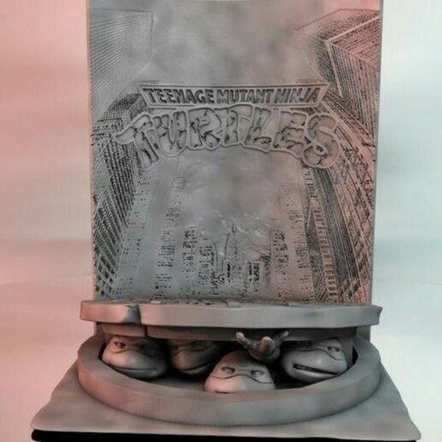 Ninja turtle diaroma resin - diaroma,