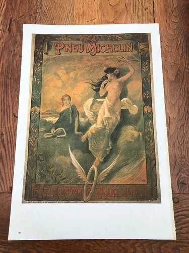 1973 bicycle poster pneu - bicycle, !