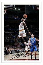 LEBRON JAMES Signed Autograph PHOTO Print CLEVELAND CAVALIERS Basketball NBA