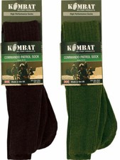 Kombat Army Socks Commando