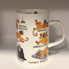 Dunoon Mug “monkey Business “By Cherry Denman , Bone China Mug