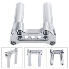 Chrome 4.5" Handlebars Risers