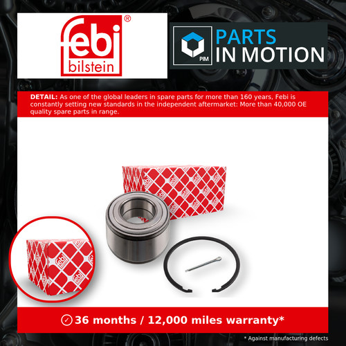 Wheel bearing kit fits - wheel,