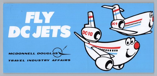 Douglas 9 cartoon - dc-9,