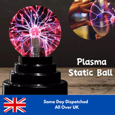 Lighting Atmosphere Plasma Ball Lamp Touch Glass LED Night Light