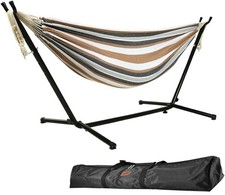 9ft Double Hammock with Stand