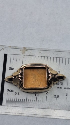 14k gold scrap watch case - watch,