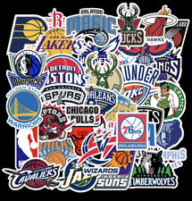 62 x NBA Basketball Stickers Basketball Team Stickers