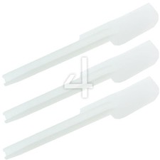 3 White Plastic Cooking Mixing