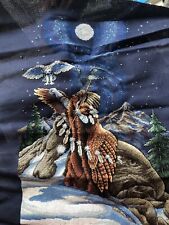 Dimension Gold Collection SACRED CONNECTION Cross stich 1988 kit Owl Bobcat done