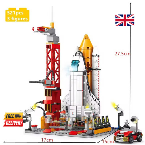 Space rocket building - space,