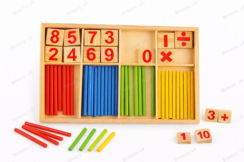 Montessori wooden maths number - montessori,