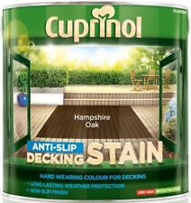 Cuprinol 2.5L Anti-Slip Decking Stain - Hampshire Oak