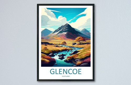 Glencoe travel print - wall, art