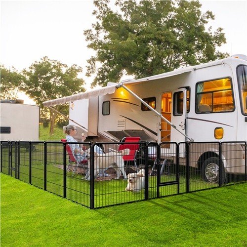 Panel foldable dog pen - dog,