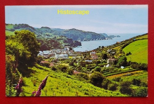 Postcard used combe martin - postcard,