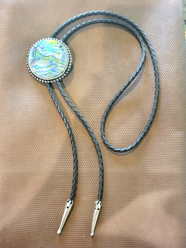 Abalone black leather - abalone,