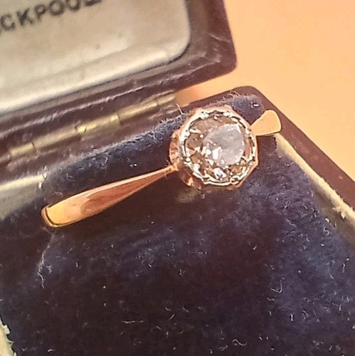 Vintage 1940s 18ct gold - ​vintage, &