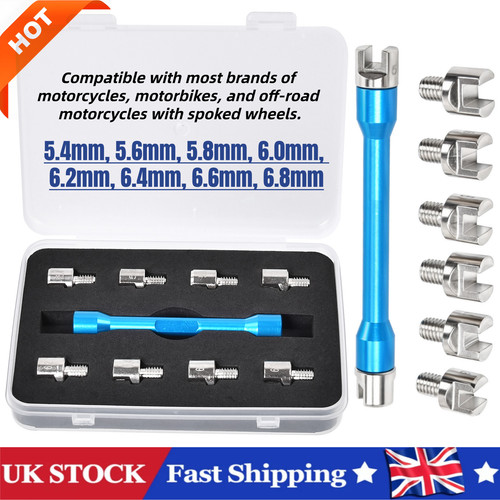 Motorcycle 9pc spoke - motorcycle, wrench