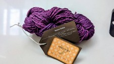 Araucania Yarn Nature Cotton Chunky Knitting Yarn. 1 X 100g Skein #58 Grape. 