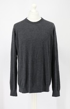ICEBREAKER SHEARER CREWE MENS 100% MERINO WOOL SWEATER UK XL GREY RRP £120 HH
