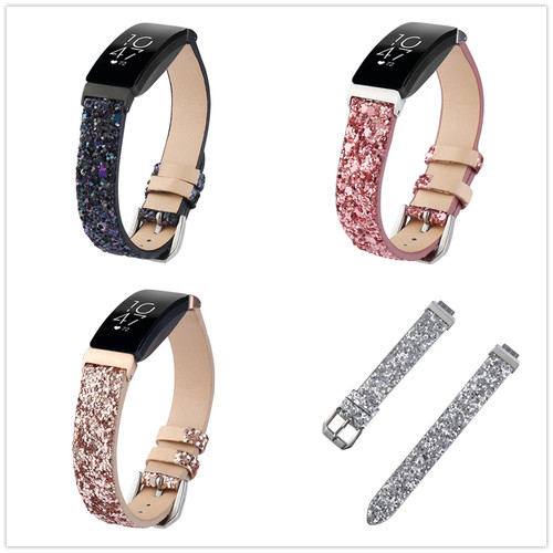 Luxury glitter leather strap - luxury,