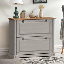 Corona Shoe Chest 2 Shelf