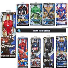 Marvel Action Figures Titan Hero Series Avengers Hasbro Full Collection 12" 30cm