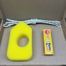 Air Filter, Pull Cord & Spark Plug for Mountfield HP470 SP470 Briggs & Stratton