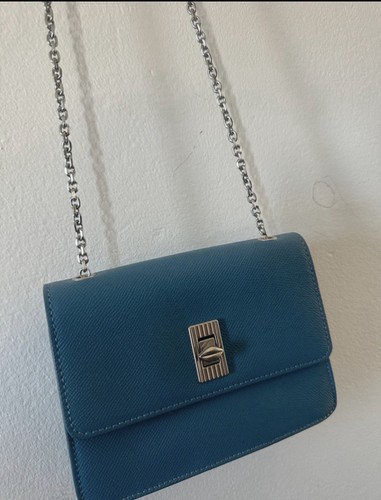 Leather lulu sky blue - ,