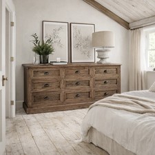 Reclaimed Elm Large Bank of  9