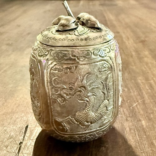 Vintage chinese pewter - vintage,