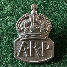 WW2 Sterling Silver ARP  Lapel