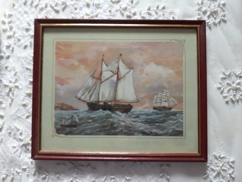 Glass framed picture - picture, of