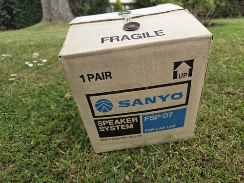 Vintage sanyo car speakers - vintage,