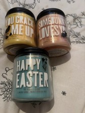 Bath And Body Works Set Of 3 Easter Single Wick Candles