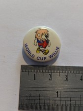 World Cup Willie Vintage Pin Badge England Football 1966