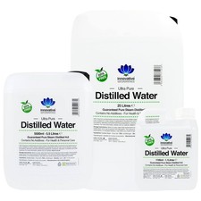 Distilled Water - 100% Ultra Pure Food Grade - 5, 10 or 25 Litres