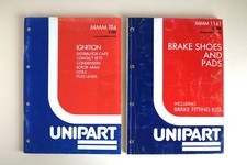 Car Parts Catalogue UniPart Ignition MMM 1114 Unipart Brake Shoes & Pads MMM1161