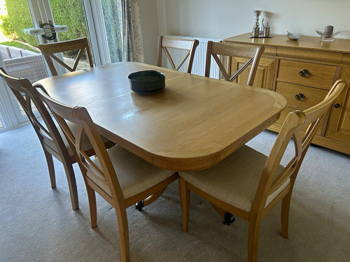 Light wood dining - light, 6