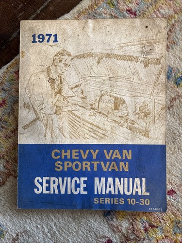 Original 1971 chevy van sport - original,