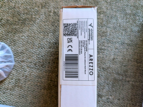 Arezzo 180mm matt black - arezzo,