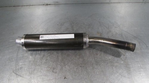 Motorcycle exhaust end can and - end,