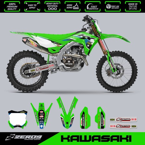 Kawasaki motocross graphics - kawasaki,