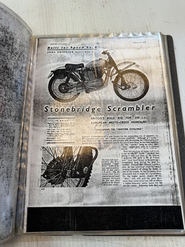 Vintage motorcycle magazine - vintage,
