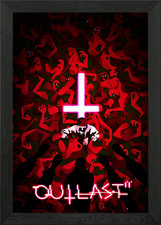 Outlast Game Poster Framed