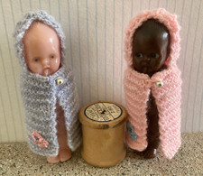Collectable Dolls House Dolls-50's Vintage Kleeware Plastic Babies & Accessories